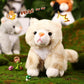 Sumind 8 Pcs Plush Pets 5 Inch Stuffed Animals Bulk Assorted Cute Stuffed Animal Plush Toys Small Animals For Halloween Kid Classroom School Pet Party Favors Supplies Decor(Long Hair Cat)