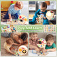 Grarain Busy Board - Montessori Toy for Toddlers 1-3 Years, Travel-Friendly, Wood, Dinosaur Busy Board V2
