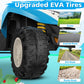 ANPABO 24V Ride on Toys for Big Kids 2 Seater, 4x200W, Ultra Spacious Seat, EVA Tires, Max 5.1 MPH, Ride On Truck w/Parent Remot