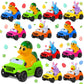 24 Pcs Easter Jeep Ducks Rubber Ducks, Easter Basket Stuffers Easter Egg Fillers, 3.5 Inch Jeep Ducks for Ducking, Jeeps for 2 I