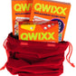 Deluxe Games And Puzzles Qwixx Dice Game, 2 Replacement Scoresheet Packs, Red Velvet Drawstring Pouch, Bundled Items