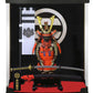 MEISTER JAPAN Samurai Figure - Imagawa Yoshimoto Armor, 1/10 Scale, Red Plastic, Model Samurai-A7, Perfect for Home or Office Decor