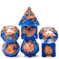 UDIXI 7PCS Resin DND Dice Set, Blue D&D Dice Set Filled with Octopus for RPG MTG Dungeons and Dragons Role Palying Games and Oth