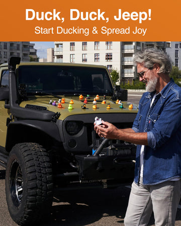 Jeep Ducks For Ducking (24 Pieces) - Halloween Ducks For Jeeps - 2' Halloween Themed Rubber Ducks Jeep Ducking - Plus Official Duck Duck Jeep Mobile App - Kid'S Party Favor