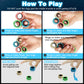 Yishidany Magnetic Rings Finger Fidget Toys Set, 12Pcs Glow In The Dark Magnets Rings For Training Relieves Autism Anxiety, Magical Fingears Rings For Adhd, Great Idea Gift For Adults Teens Kids