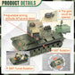 Maozyhomie 1:72 U.S Army Tank & Army Men Toys Playset, Includes 2Pc Us Tank-7 Models With 10Pc Toy Soldiers, Desert Tan And Oliv
