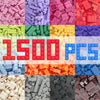 1500 Pieces Classic Building Bricks In 15 Popular Colors And 12 Mixed Shapes, Creative Small Building Blocks Set Learning Educat