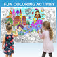 ALEX Art, Giant Coloring Poster - Mermaid Large Wall Pages - Fun Kids Art Project Activities - Jumbo Coloring Sheets Books for G