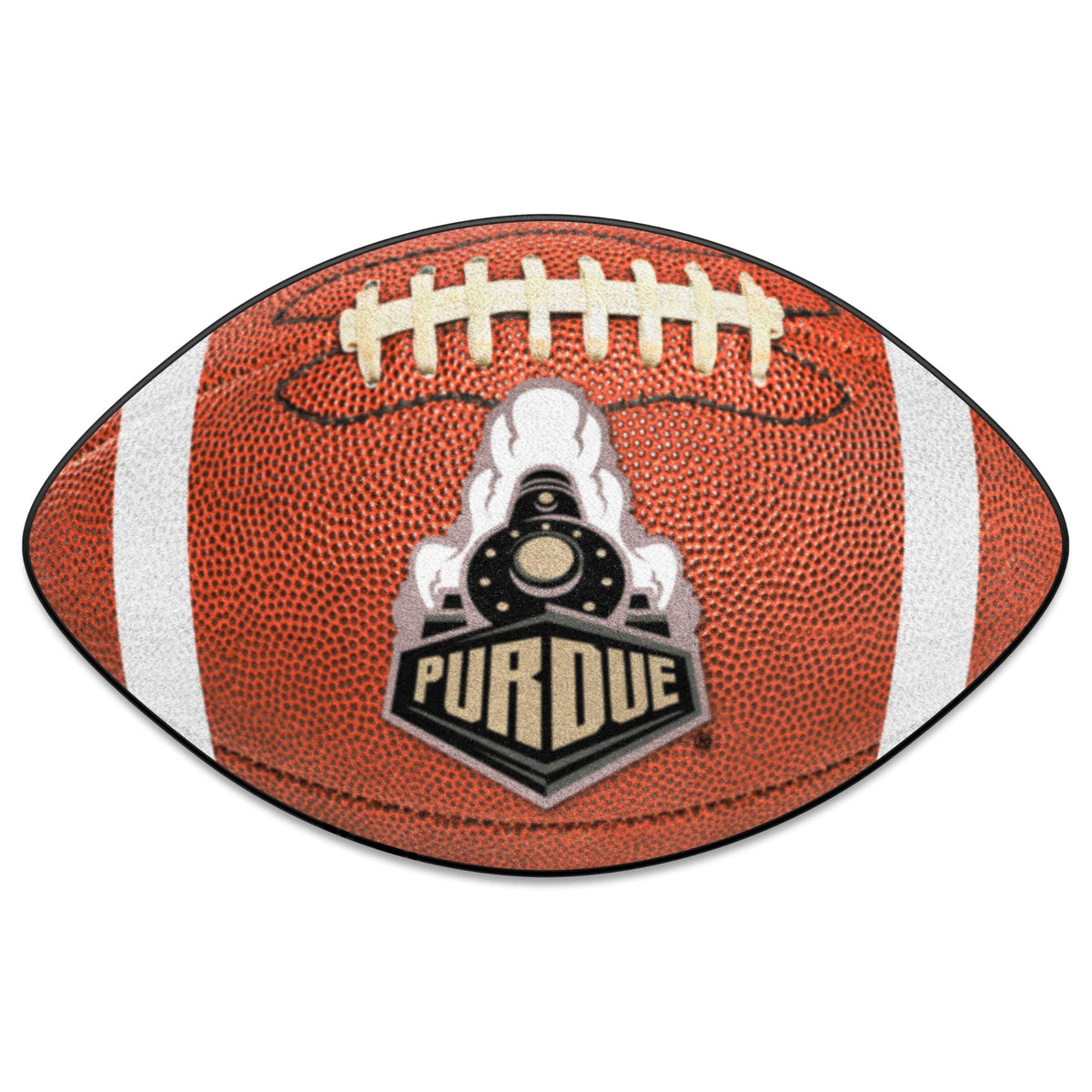 FANMATS 16827 Purdue Boilermakers Football Rug - 20.5in. x 32.5in. | Sports Fan Home Decor Rug and Tailgating Mat - P Primary Lo