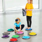 Gonge Tactile Sensory Discs - Set Of 20 Textured Stepping Discs, Sensory Exploration, Cognitive Development - Includes Blindfold - Ages 1+, Vibrant