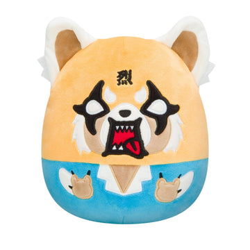 Squishmallow Official Kellytoy Sanrio Squad Squishy Stuffed Plush Toy Animal (Aggretsuko (Rage), 6.5 Inch)
