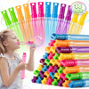 Jumlys 36 Pack Big Bubble Wands Bulk In 6 Colors, Bulk Party Favors For Kids, Ideal For Easter, Summer, Halloween, Valentine, Sc