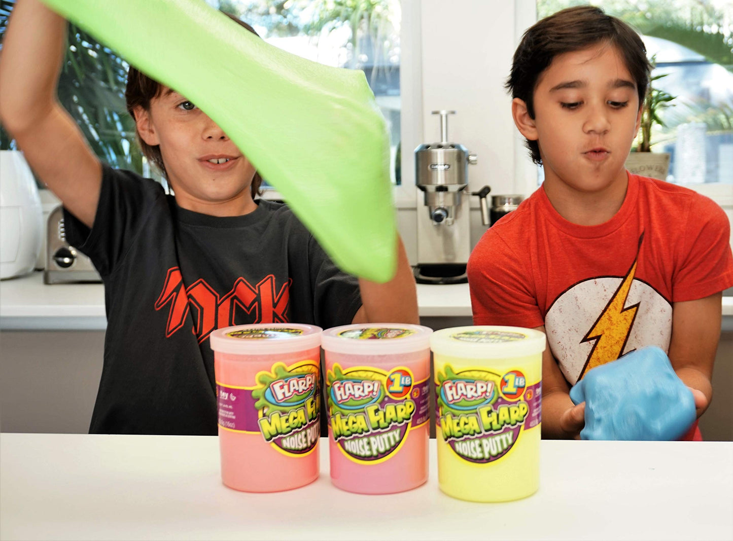 Ja-Ru 1 Pound Mega Flarp Noise Putty Scented (1 Unit), Fidget Toy Squishy Sensory Toys For Easter, Autism Stress Toy Party Favors Fidget For Kids And Adults Boys & Girls. 335-1