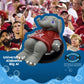 Rubber Tubbers Alabama Crimson Tide (Big Al) Collegiate Bathtub Toys - Officially Licensed Ncaa Team Mascots, Authentic Sports Memorabilia, Novelty Rubber Ducks (University Of Alabama)