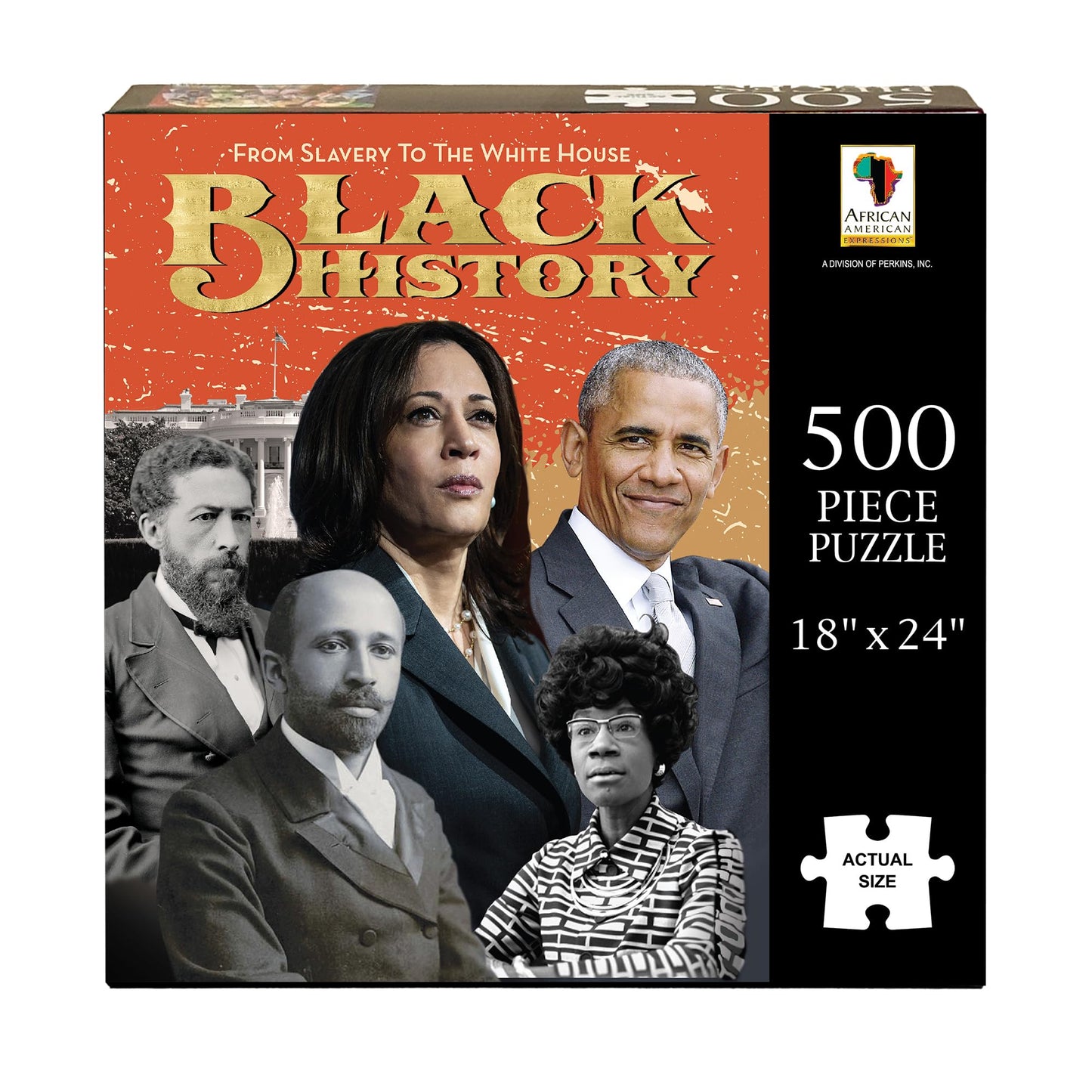 African American Expressions - Black History 500-Piece Puzzle – African American Jigsaw Puzzle For Adults | Cultural Heritage & Reflection
