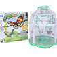 Uncle Milton Butterfly Farm Live Habitat - STEM Toy for Kids 6+ - Green - Observe Caterpillars Transform into Butterflies - Model 00057