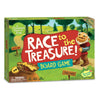 Peaceable Kingdom Race to the Treasure! Cooperative Game for Kids, Ages 5+, Cardboard, 2-4 Players, Colorful Design