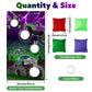 Haooryx Monster Truck Toss Game - Green & Purple, 6Pcs Polyester Indoor/Outdoor Party Game for Kids