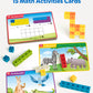 Coogam Math Cubes, Manipulatives Number Counting Blocks With Activity Snap Linking Cube Math Construction Toy Gift For Preschool Learning 3 4 5 Year Old