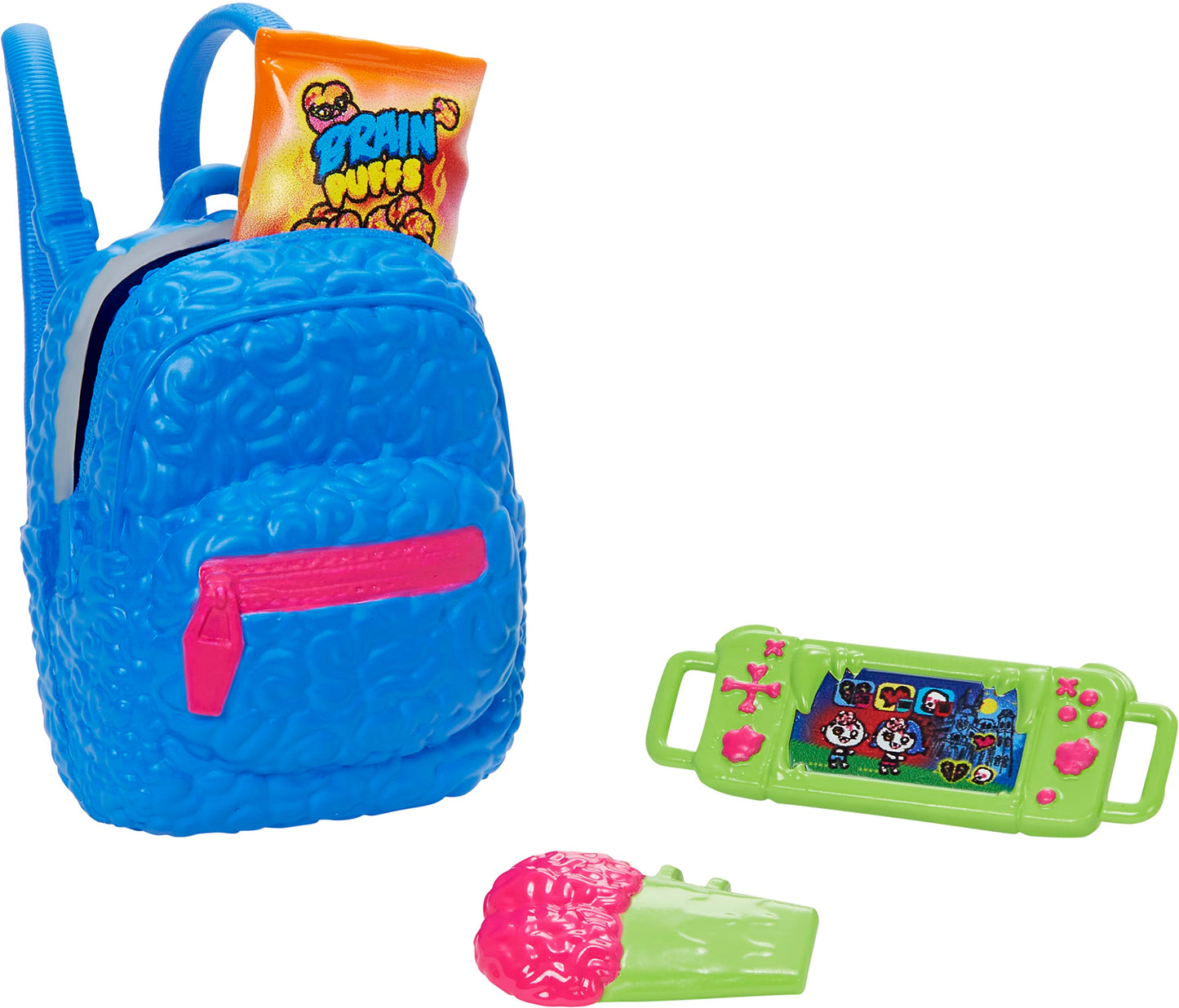 Monster High Ghoulia Yelps Doll - 10.3" Posable, Blue Hair, Multicolor, Model HHK58, Includes Pet & Accessories