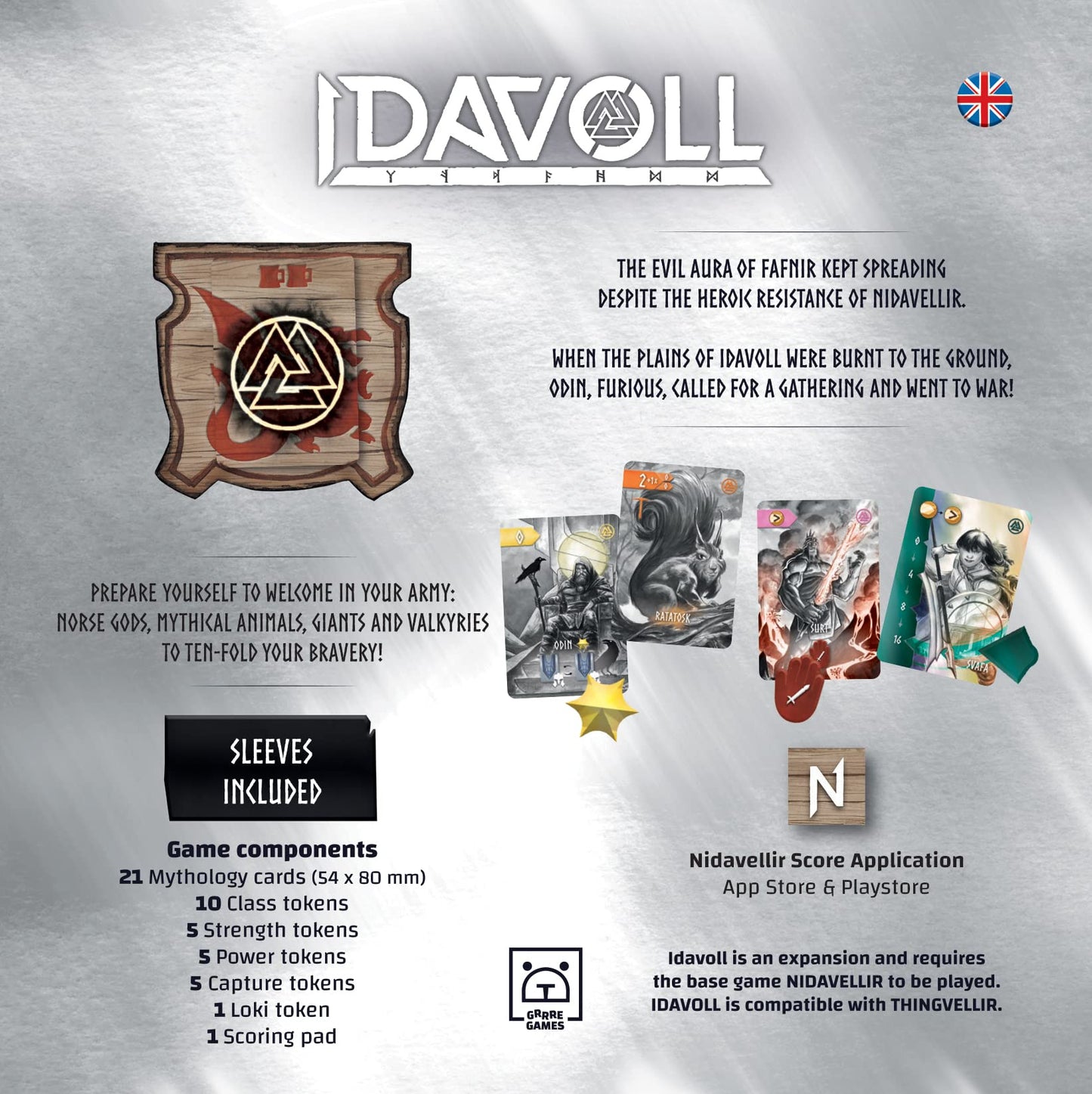 Nidavellir: Idavoll Expansion | Strategy Games For Teens And Adults | Ages 10+ | 2 To 5 Players | 45 Minutes