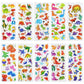 24 Sheets(400+) Dinosaur 3D Puffy Stickers For Toddlers Kids, Bulk Preschool Sticker Sheets For Reward, Craft, Scrapbooking