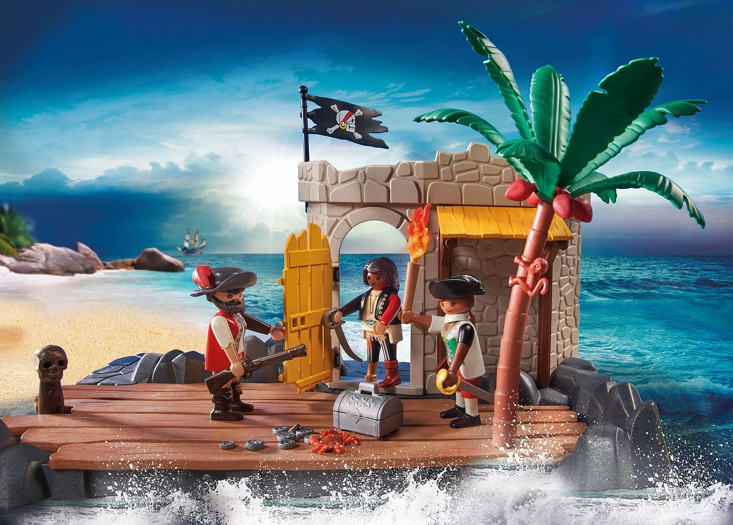 Playmobil My Figures: Pirates' Island, Multicolor, One Size, Model 70979, Plastic