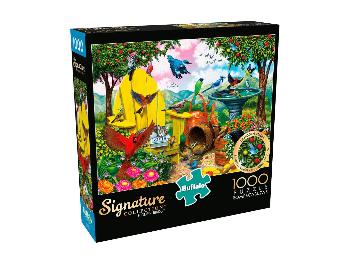 Buffalo Games - Hidden Birds - 1000 Piece Jigsaw Puzzle