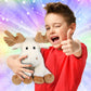 Dollibu Fancy Floppy Moose Stuffed Animal - Soft Huggable Moose Stuffed Toy, Adorable Playtime Wildlife Plush Toy, Cute Cuddle G