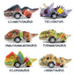 DINOBROS Dinosaur Toys for Kids 3-5, Pull Back Dinosaur Cars for 3 4 5 6 7 Year Old Boys Girls 6 Pack Dino Toys Gifts for Toddle