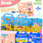 Benresive Reusable Sticker Books For Kids 2-4, Sticker Books For Toddlers 1-3, Toddler Sticker Book Age 2-4, Toddler Travel Toys Activities Crafts Gifts - Ocean Sticker Book