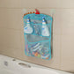 Free Swimming Baby Bath Toy Organizer Set,Quick Drying Mesh Net For Toddler Bathtub Games Holder (Blue)