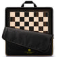 A&A 21.25' Professional Wooden Tournament Chess Board/African Palisander & Maple Inlay / 2.25' Squares W/O Notation