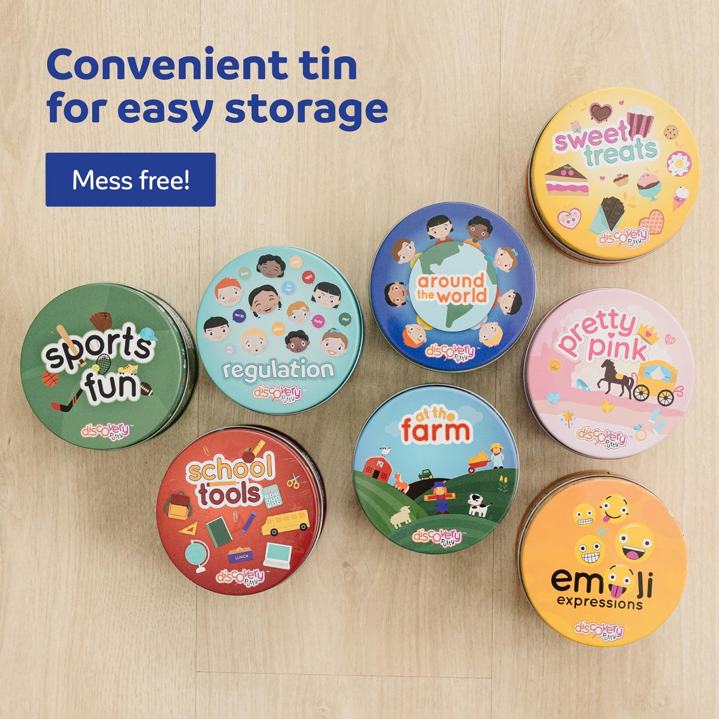 Fun & Function The Original Discovery Putty - Therapy Putty For Kids W/Hidden Emoji Pieces - Sensory Putty/Play Putty - Kids Putty For Special Needs - Emoji Expressions Putty Set For Kids