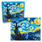 Pix Brix Pixel Art Puzzle Bricks - Starry Night Pixel Puzzle - Patented Colorful Building Bricks, Create 2D and 3D Builds Withou