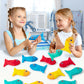 EYxsaxenk Fish Bean Bags - 12Pcs Nylon Tossing Game for Kids, Indoor/Outdoor Use, Fun Family Party Supplies