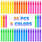 36 Pieces Mini Bubble Wands,Bubble Party Favors Assortment Toys For Kids,Themed Birthday, Halloween, Goodie Bags, Carnival Prize