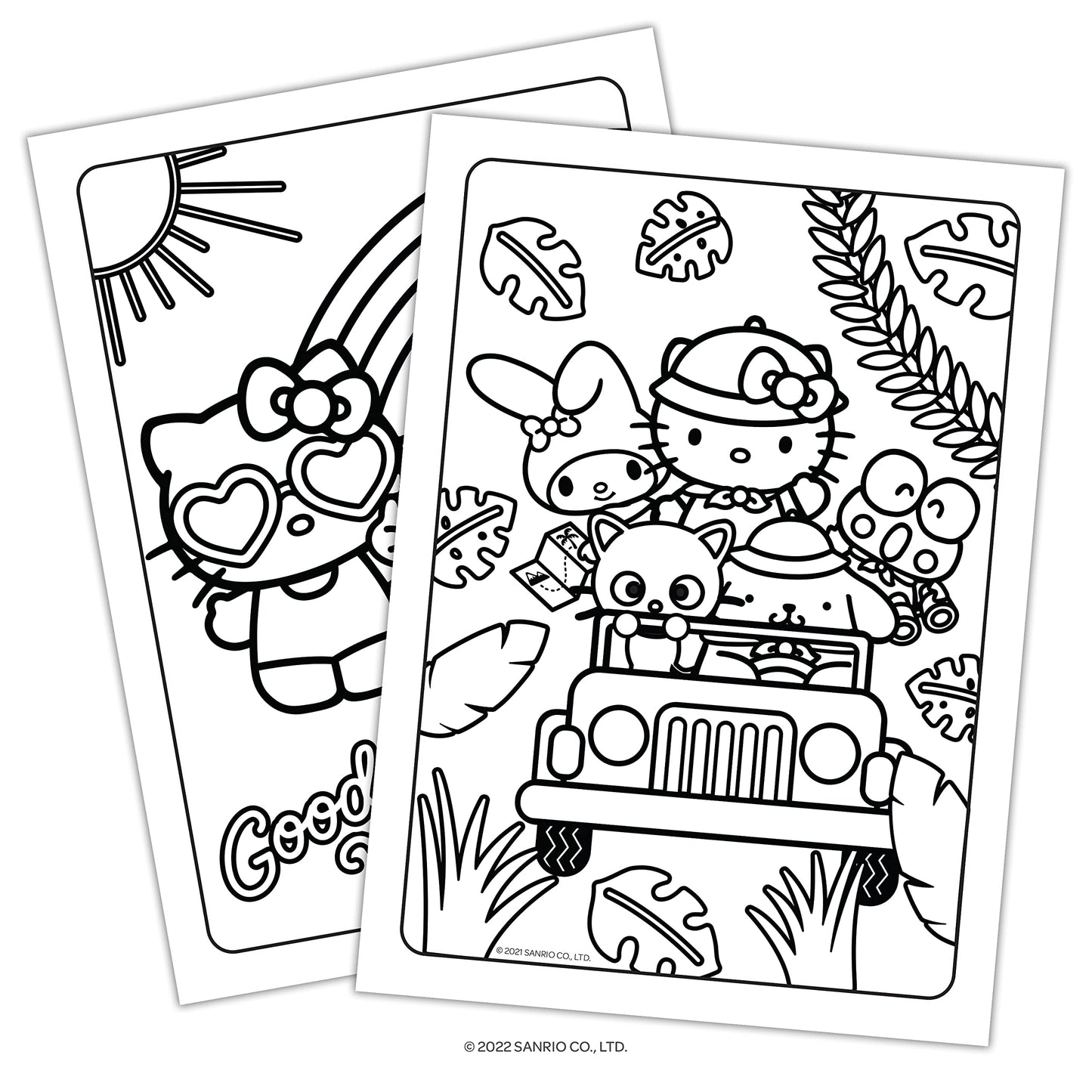 Bendon Hello Kitty and Friends Create a Scene Over 350 Stickers, Activity Pad to Color