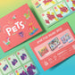 Plus Plus Learn To Build Set, 275 Mini Interlocking Building Blocks, Toy Construction Playset, 3D Puzzle Stem & Art Kit - Pets