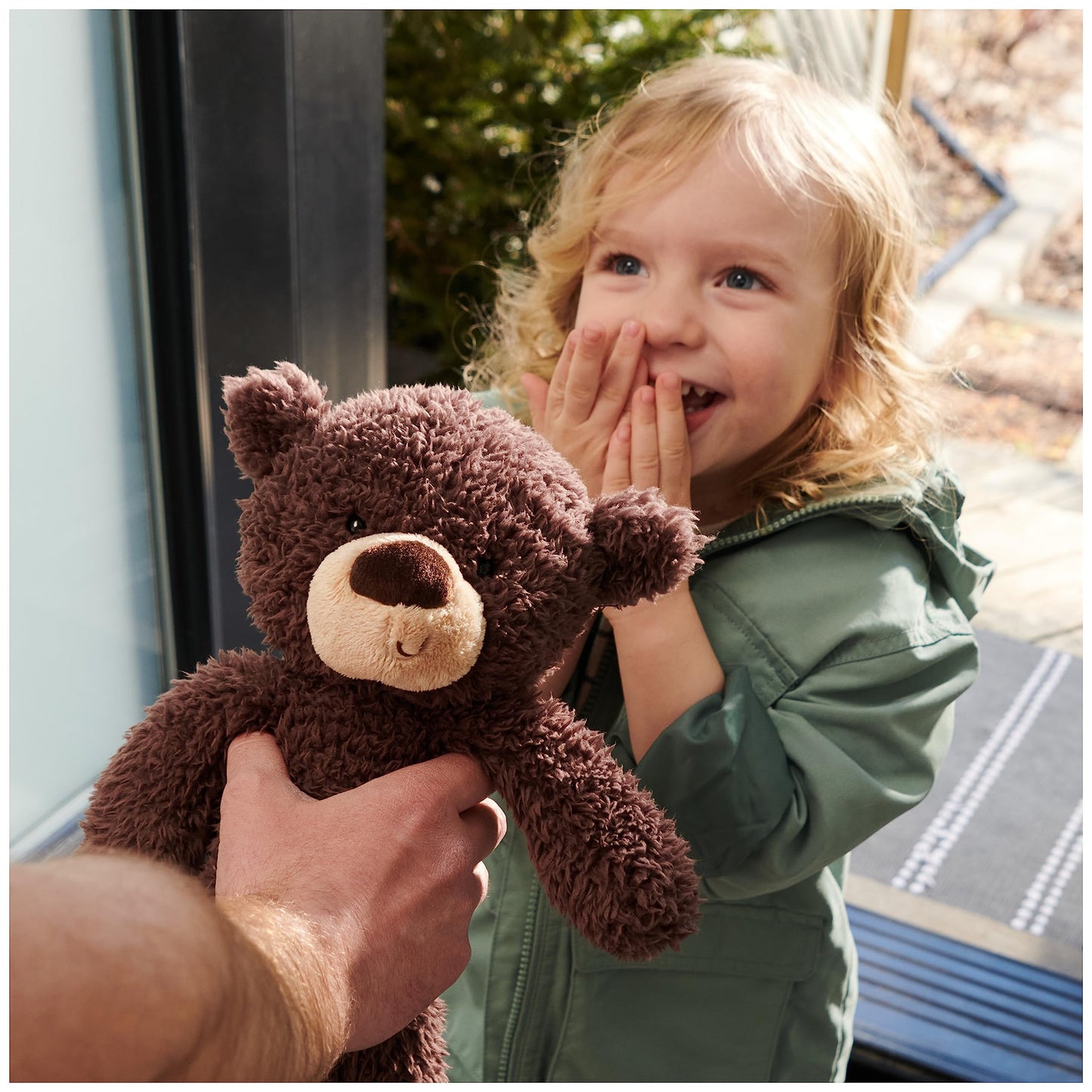 Gund Fuzzy Teddy Bear, Premium Stuffed Animal For Ages 1 And Up, Chocolate Brown, 13.5