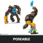 Mega Godzilla x Kong The New Empire Building Set Action Figure Kong with 541 Pieces and Accessories  12 Inches Long  for mature-themed Collectors