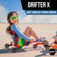 EzyRoller Drifter-X Ride-On Toy for Ages 6+, Alloy Steel, Red, Model EZD1XB, Up to 150lbs