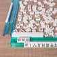 TIASUSAN American Mahjong Game Set - 166 Light Green Tiles, Blue Bag, 4 Racks, Plastic, 1.2x0.9x0.5 Inches