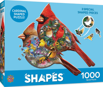 Masterpieces 1000 Piece Jigsaw Puzzle For Adults, Family, Or Youth - Cardinals - 27.5'X37.5'