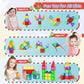 Crenova Magnetic Tiles Kids Toys, 40Pcs Magnetic Blocks Building Toys, Construction Stem Sensory Toys For Toddler, Preschool Lea