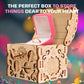 Esc Welt Secret Treasure Box 3D Wooden Puzzle Game - Creative Gift Box For Money, Vouchers, Gift Cards - 3-In-1 Wooden Box Game - Gift Box For Teenagers And Adults - 3D Wooden Puzzle
