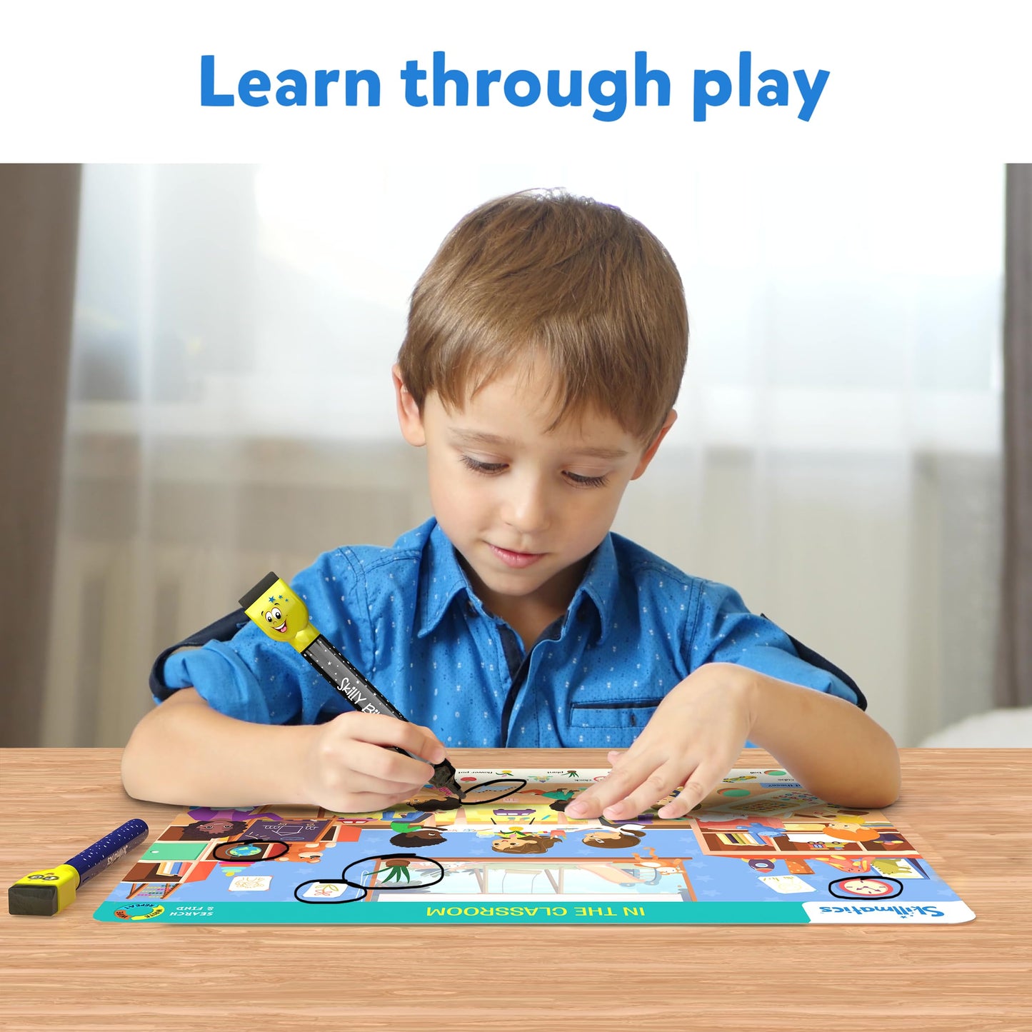Skillmatics Search and Find Megapack - Educational Activity Game for Kids, Multicolor, Medium, Ideal for Ages 3-6, Model SKILL329SFBM