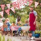 Boao 5 Pcs Crawfish Boil Party Decorations Crawfish Pennant Banner 49. 2ft Shrimp Boil Pennant Flags Red Plaid Hanging Banner fo