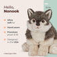 Bearington Nanook Plush Stuffed Animal Gray Wolf, 13 Inches
