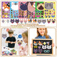 134Pcs Cat Party Favors Set for Kids Cat Themed Birthday Party Supplies With Cat Headband Spiral Notepads Pens Keychains Tattoo